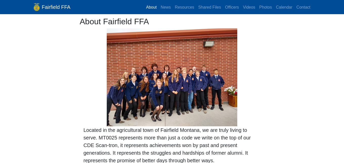 FairfieldFFA.com Screenshot